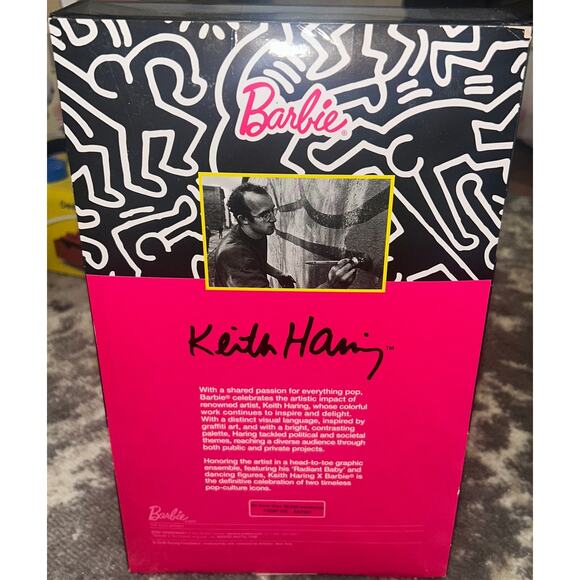 Mattel Keith Haring X Barbie Doll Signature Barbie (NWT) - Picture 2 of 2
